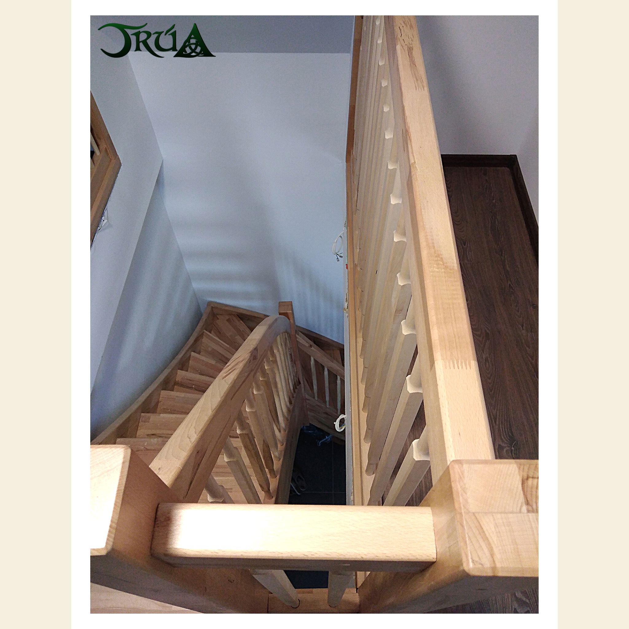 balustrada scara pe structura lemn fag (12)