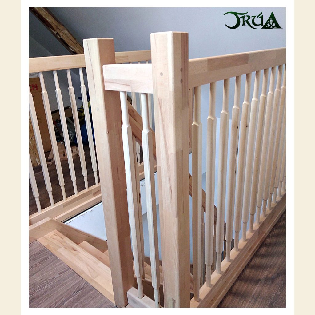balustrada scara pe structura lemn fag (6)
