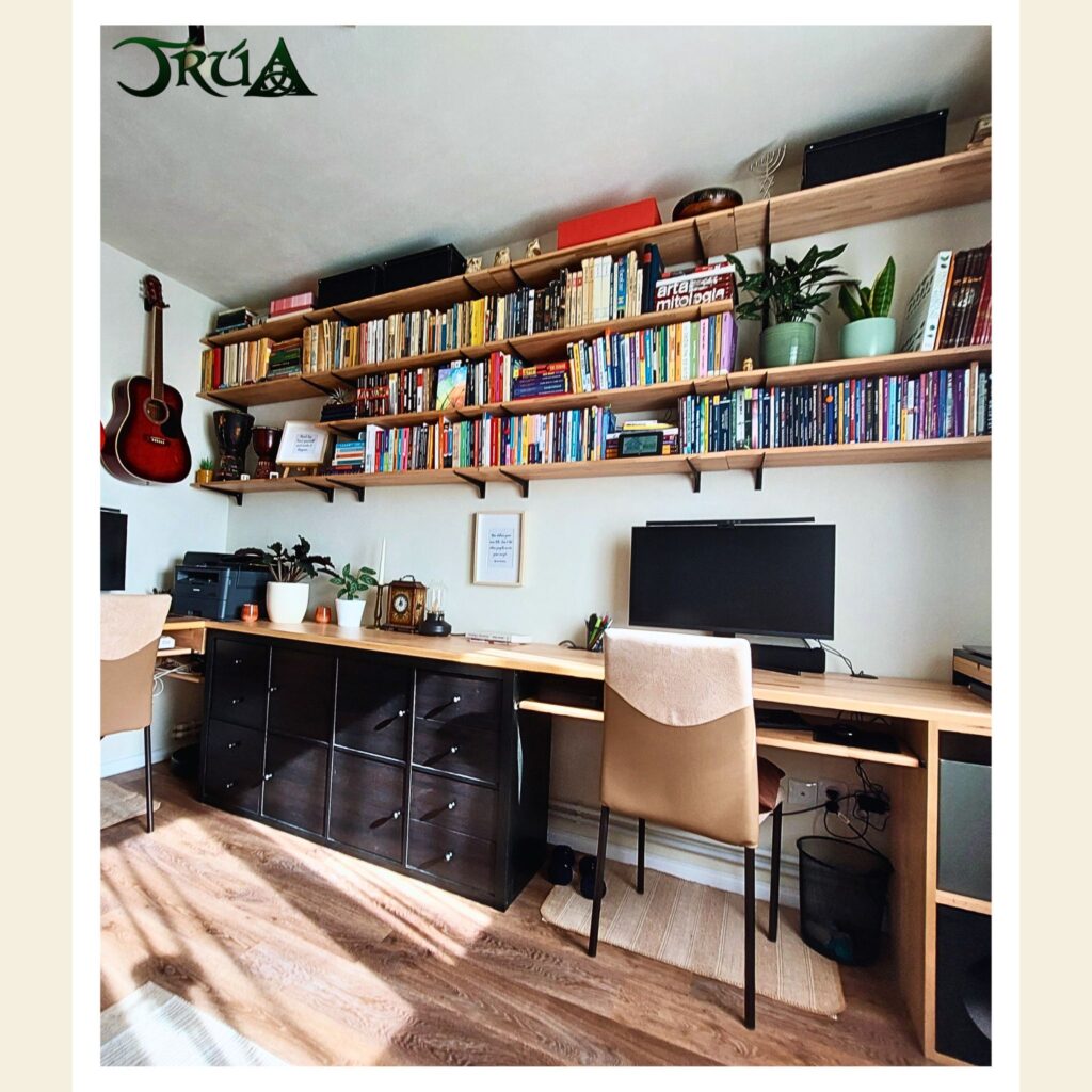 4 Set rafturi biblioteca, lemn de fag