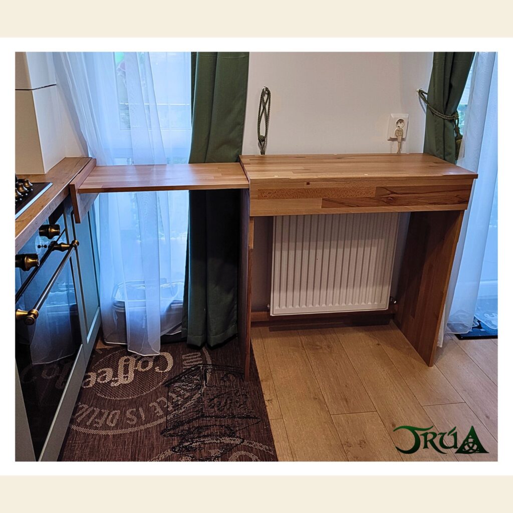 2 servanta auxiliara lemn fag