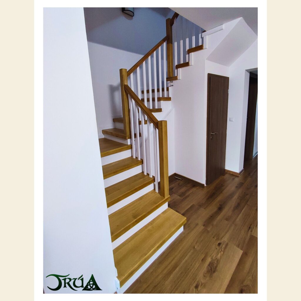 6 – placare scara lemn masiv